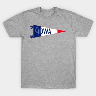 Iowa Flag Pennant T-Shirt